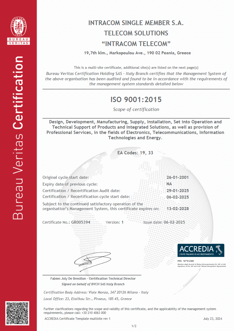 Image of Quality Certification [ISO 9001:2015 Certificate]